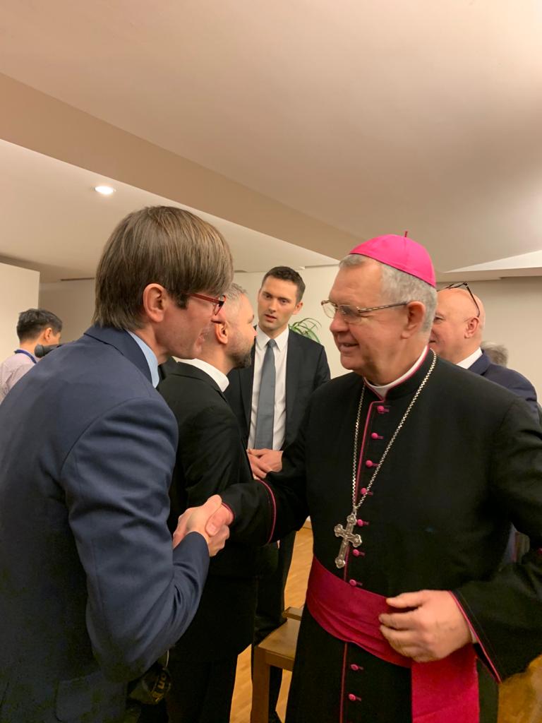 Archbishop Tomash Peta celebrated Mass in the European Parliament