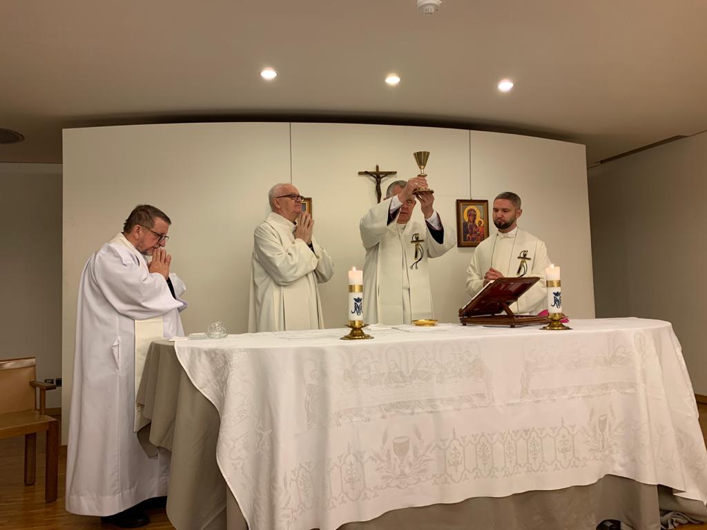 Archbishop Tomash Peta celebrated Mass in the European Parliament