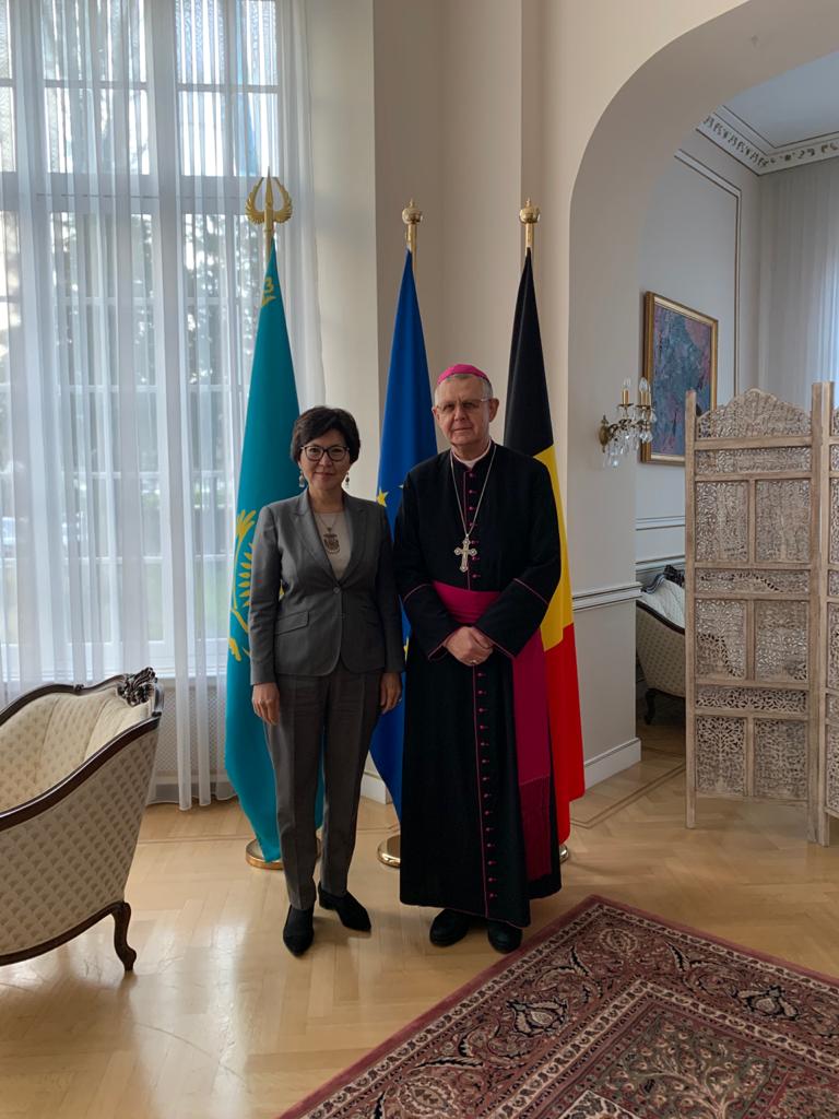 Archbishop Tomash Peta celebrated Mass in the European Parliament