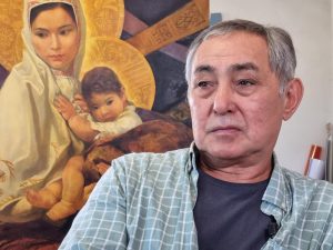 Досбол Касымов о своем творении - иконе "Мать Великой Степи"