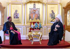 Православная Церковь Казахстана передала мощи св.Георгия Победоносца в дар Сиро-Маланкарской Католической Церкви в Индии