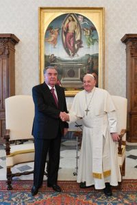 Папа Франциск встретился с Президентом Республики Таджикистан